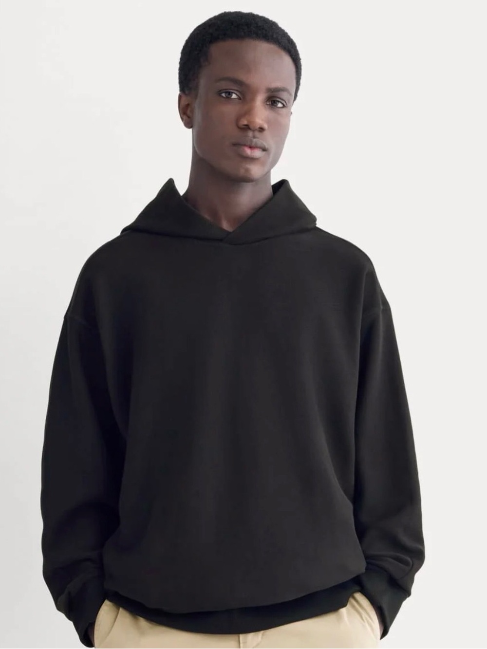 Everlane Twill Terry Jacquard Hoodie